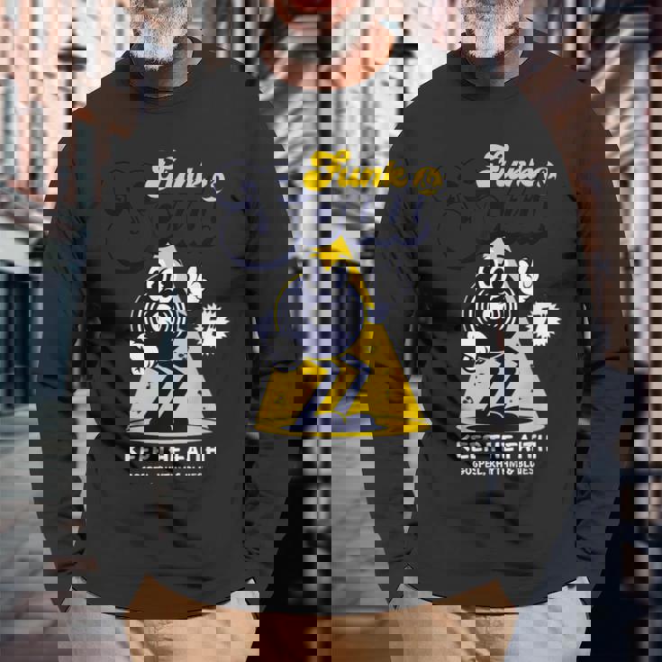 Vintage Northernoul Music 長袖Tシャツ 高齢者への贈り物