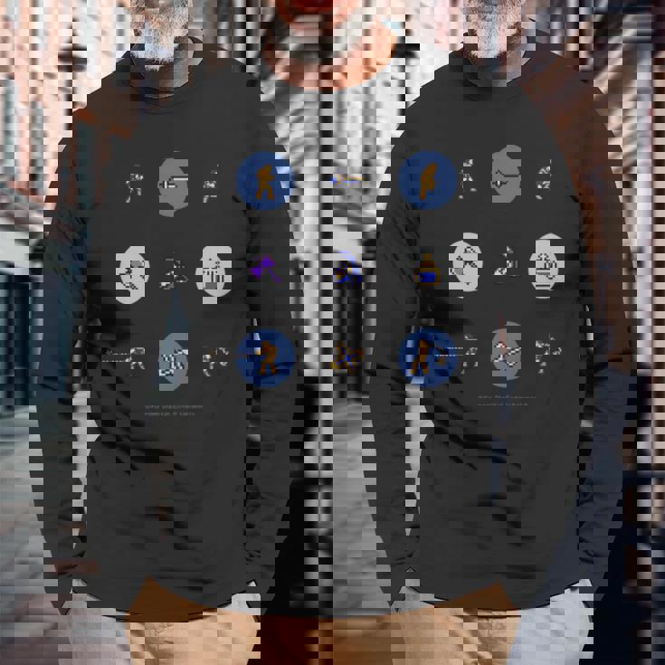 「悪魔城ドラキュラ」9 Circles 長袖tシャツ 長袖Tシャツ 高齢者への贈り物