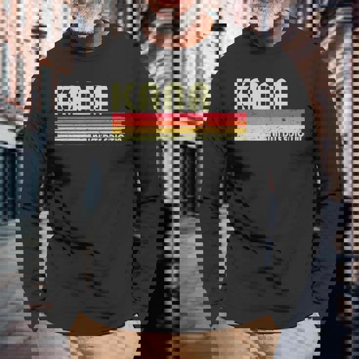 【佳奈 かな カナ】名前 名字 家族お揃い ギャグ ネタ ウケ狙い 贈り物 ギフト 面白い おもしろ 長袖Tシャツ 高齢者への贈り物