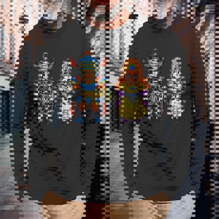 【公式】Hd-2D版『ドラゴンクエストi』キャラクタードット 長袖tシャツ 長袖Tシャツ 高齢者への贈り物