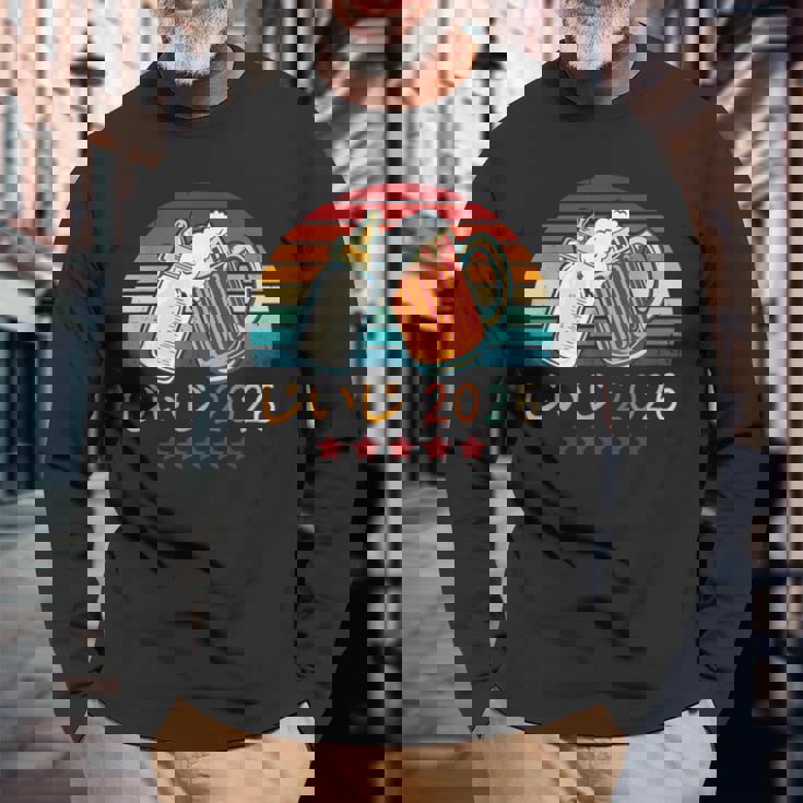 じいじ2026・おじいちゃんお知らせ・新生児のおじいちゃん・プレおじいちゃん 長袖Tシャツ 高齢者への贈り物