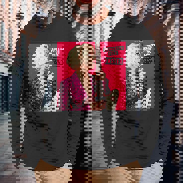 より速く 長袖Tシャツ 高齢者への贈り物