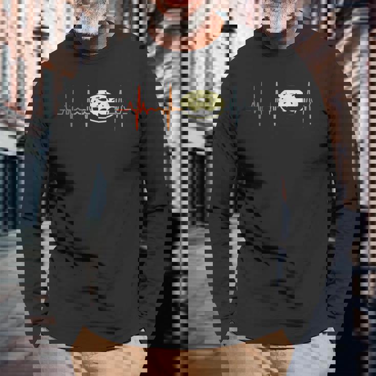 アイラブドーナツ 長袖Tシャツ 高齢者への贈り物