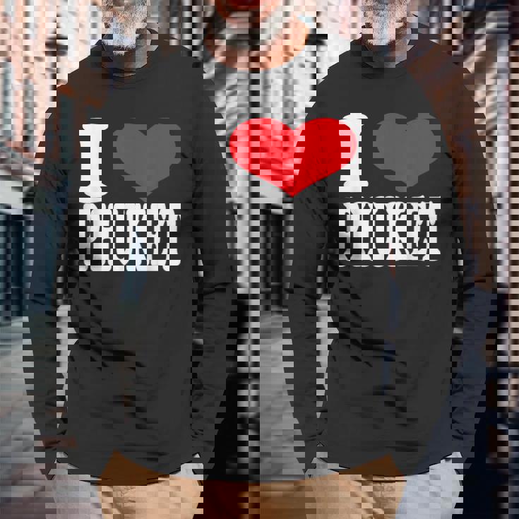 アイラブプーケット 長袖Tシャツ 高齢者への贈り物