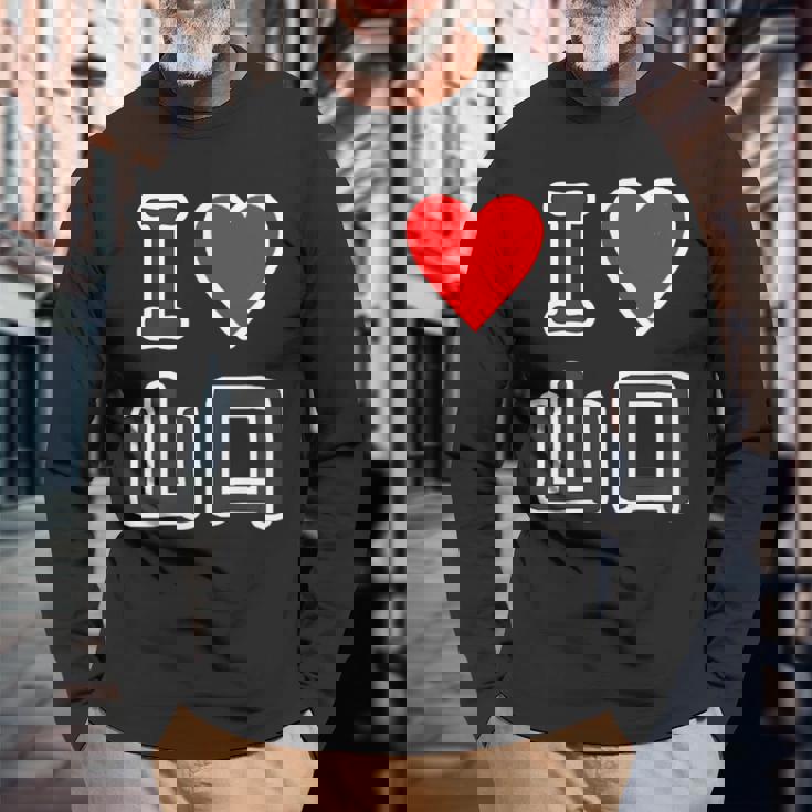 アイラブ・山口（I Love やまぐち）【47都道府県・市区町村】ジモt ジモティ 旅行 観光お土産 ご当地・面白 長袖Tシャツ 高齢者への贈り物