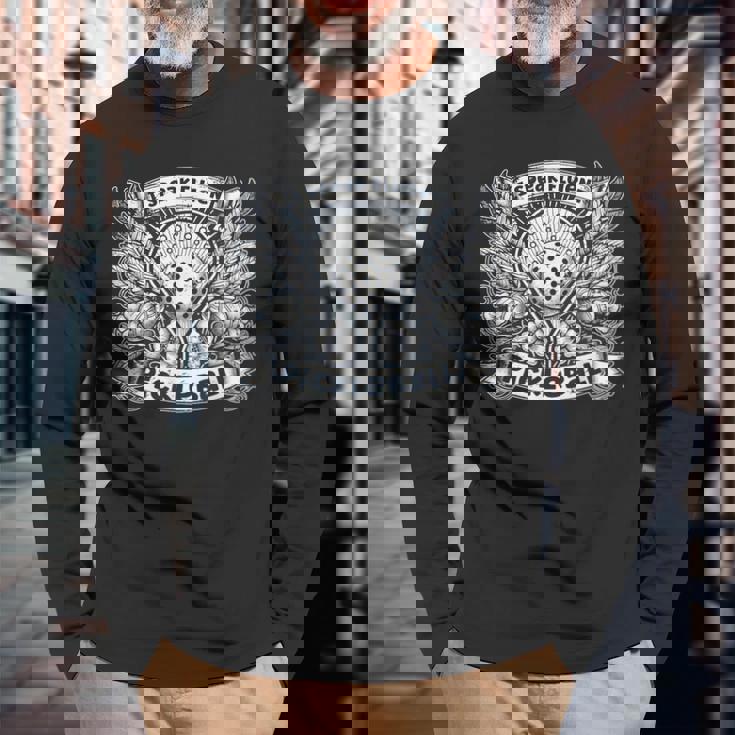 アイ・スピーク・フルーエント・ピックルボール 長袖Tシャツ 高齢者への贈り物