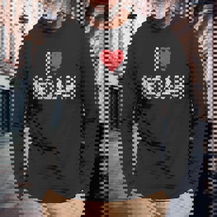 アイ・ラブ・ノア 長袖Tシャツ 高齢者への贈り物