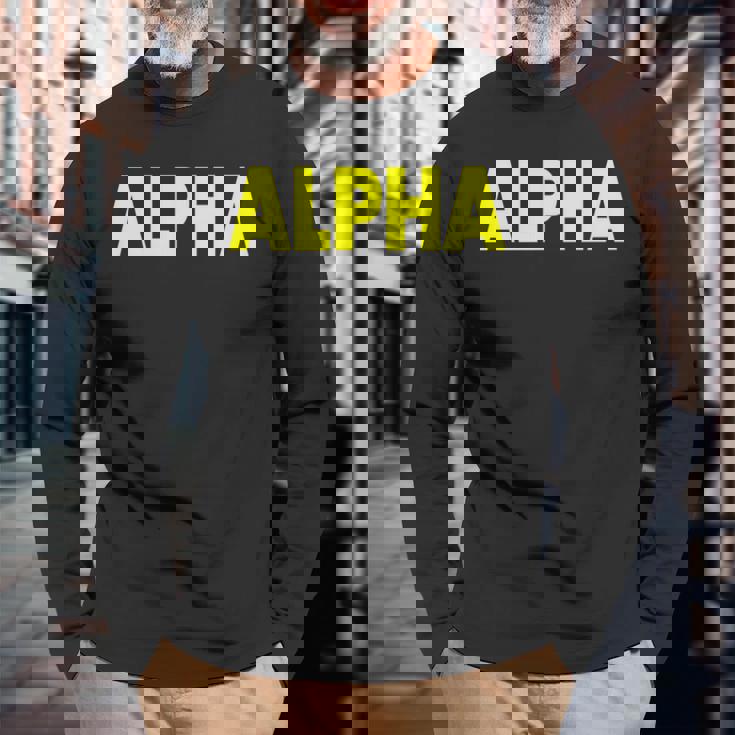 アルファ 長袖tシャツ 長袖Tシャツ 高齢者への贈り物