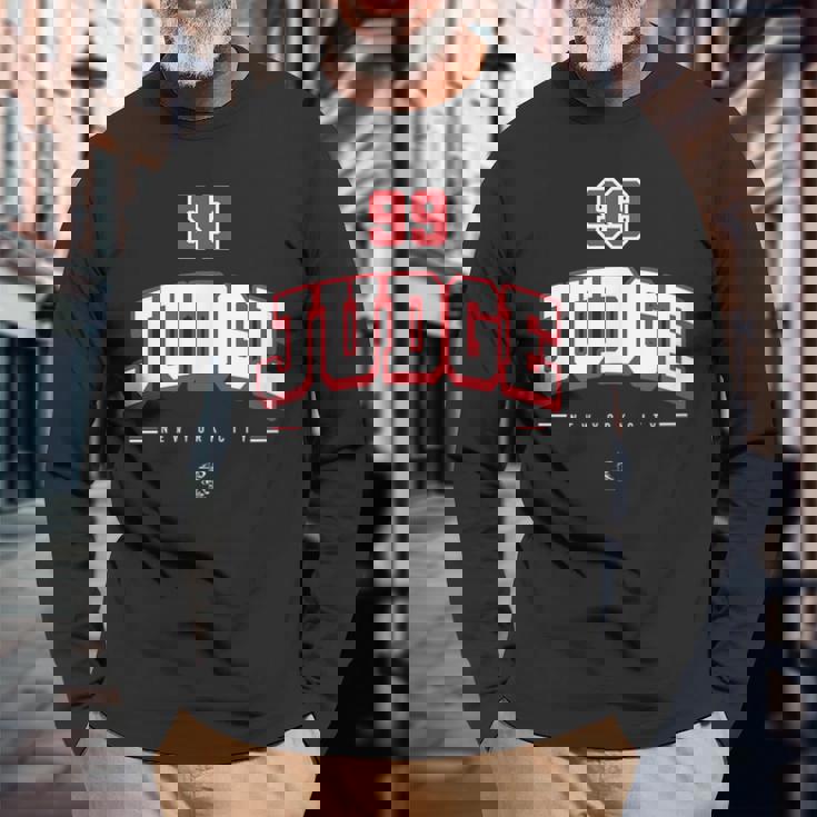 アーロン・ジャッジ選手アーチ・ゲームデー 長袖Tシャツ 高齢者への贈り物