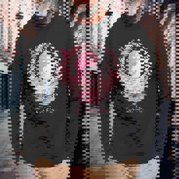 インストラクターと実践者のための太極拳tシャツ 長袖Tシャツ 高齢者への贈り物