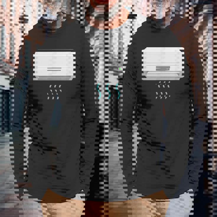 エアコンユニット 長袖Tシャツ 高齢者への贈り物