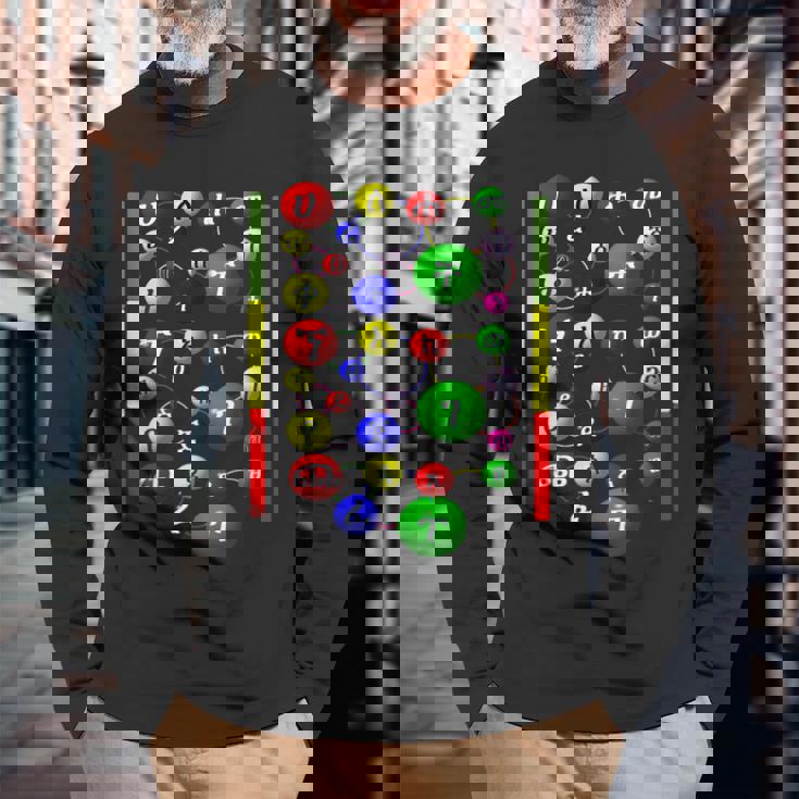 エチオピア ドレス 服 Geez アルファベット 長袖Tシャツ 高齢者への贈り物