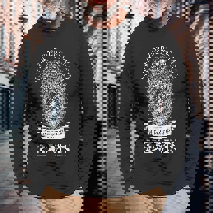 エドウィン ギフト名 ライオン 長袖Tシャツ 高齢者への贈り物