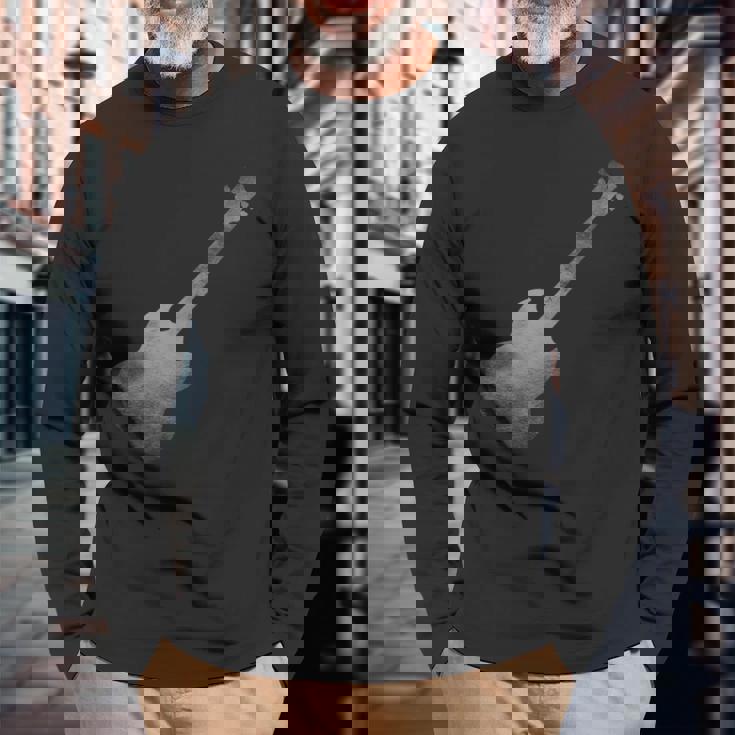 メンズ エレキギターヴィンテージtシャツ 長袖Tシャツ 高齢者への贈り物