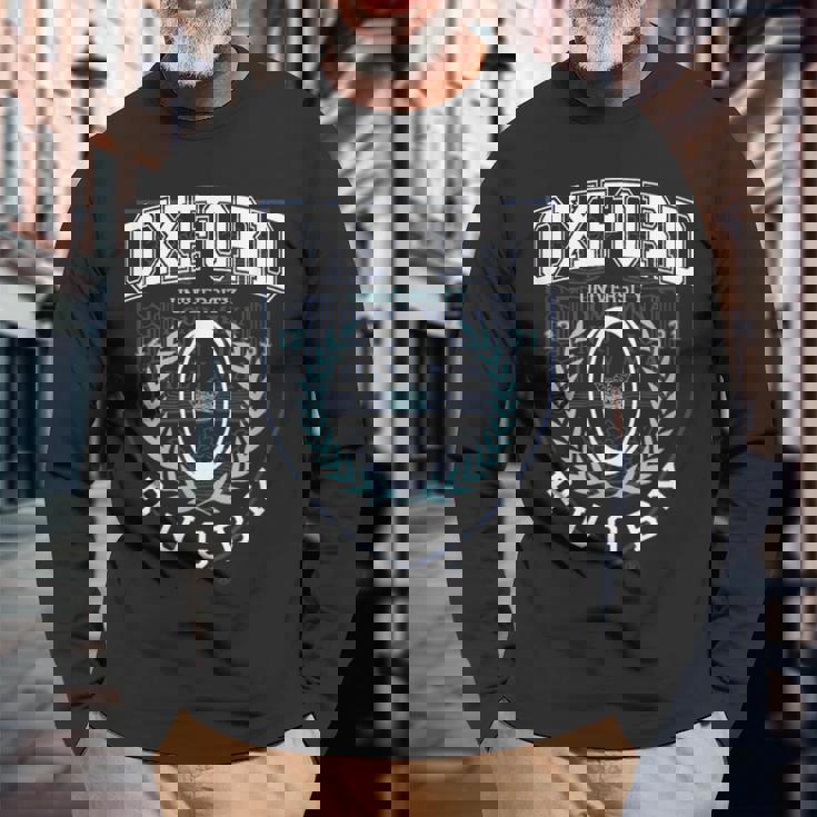 オックスフォード大学ラグビーアカデミック大学スポーツpafi860。 長袖Tシャツ 高齢者への贈り物