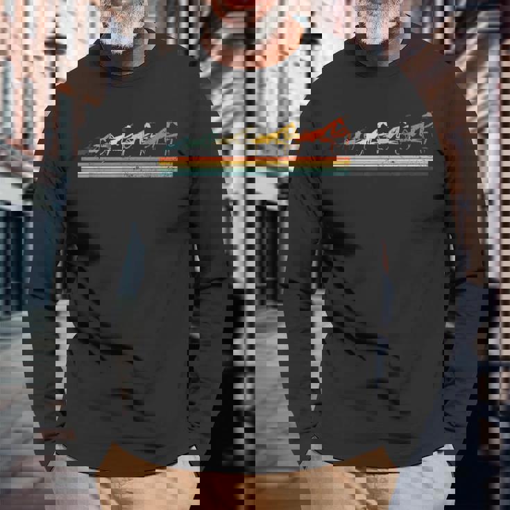 カマキリ 虫 虫 愛 祈る カマキリ レトロ 長袖Tシャツ 高齢者への贈り物