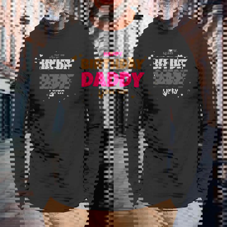 キッズ かわいい 父 誕生日 お誕生日おめでとう パパ 長袖Tシャツ 高齢者への贈り物