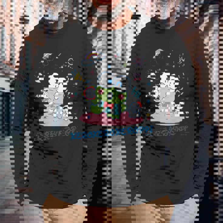 キッズ けろけろけろっぴ タンバリン 長袖Tシャツ 高齢者への贈り物