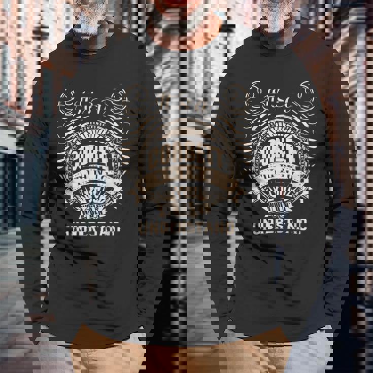 ギフトには理解できないコルベットです。 長袖Tシャツ 高齢者への贈り物