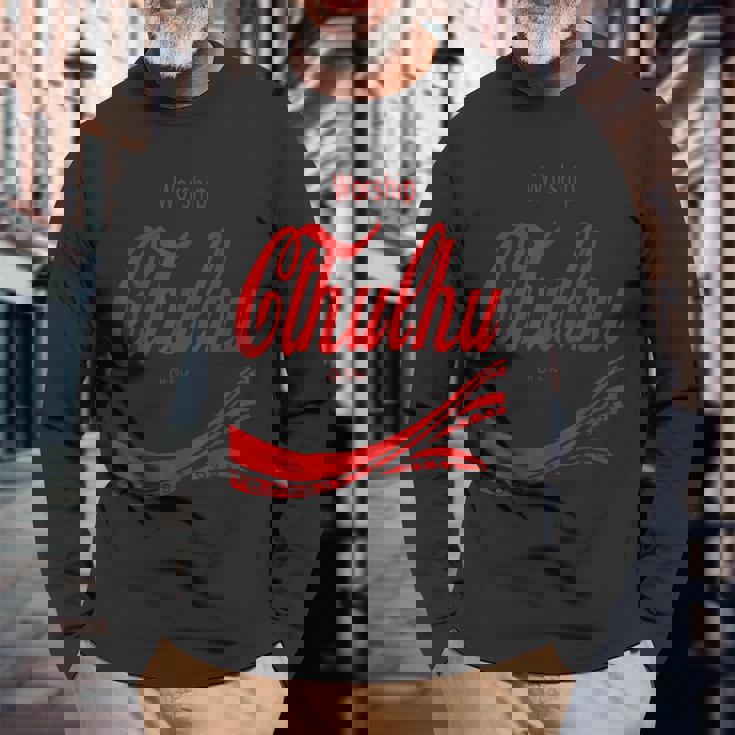 クトゥルフまたはその他 長袖Tシャツ 高齢者への贈り物