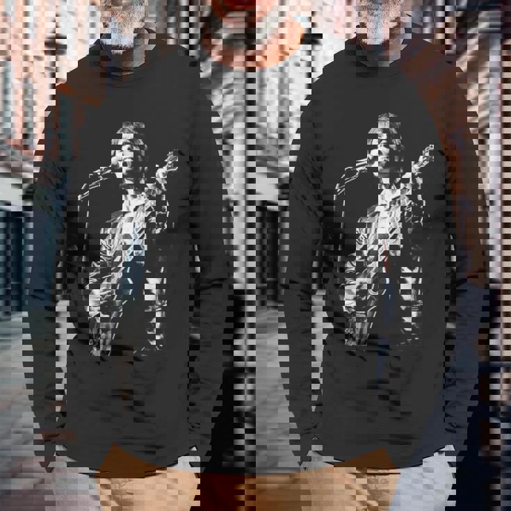 クリフ・リチャード ライブ 有線 Foround World Tour 1981 長袖Tシャツ 高齢者への贈り物