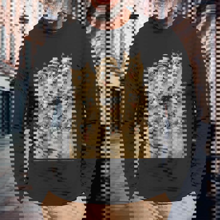 クレイジーラグドール 長袖Tシャツ 高齢者への贈り物