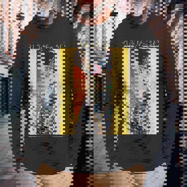 グスタフ・クリムト ユディト 2 世 サロメ アーティスト向け 長袖Tシャツ 高齢者への贈り物