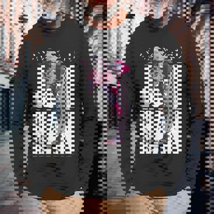 ゲーマープレイヤー愛好家向けジュリハンキャラクター 長袖tシャツ 長袖Tシャツ 高齢者への贈り物