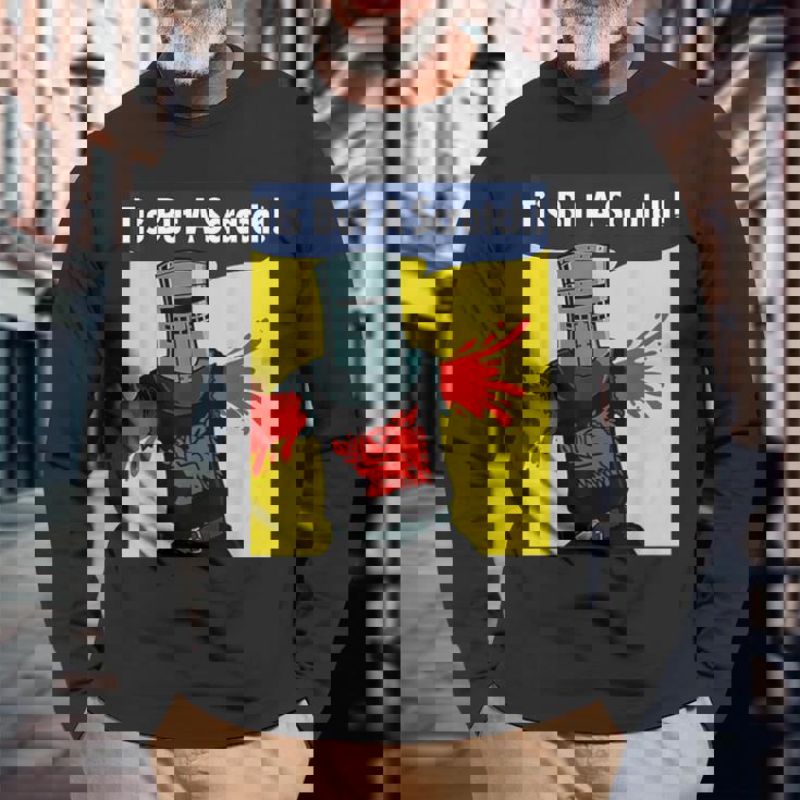 コツだけはキズ 長袖Tシャツ 高齢者への贈り物