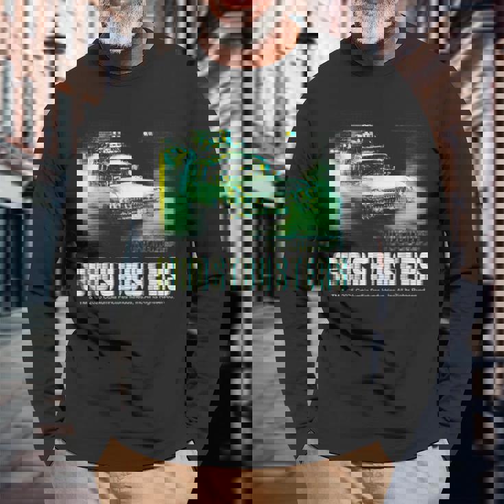 ゴーストバスターズ ハロウィンデザイン ゴーストバスターズ 長袖Tシャツ 高齢者への贈り物