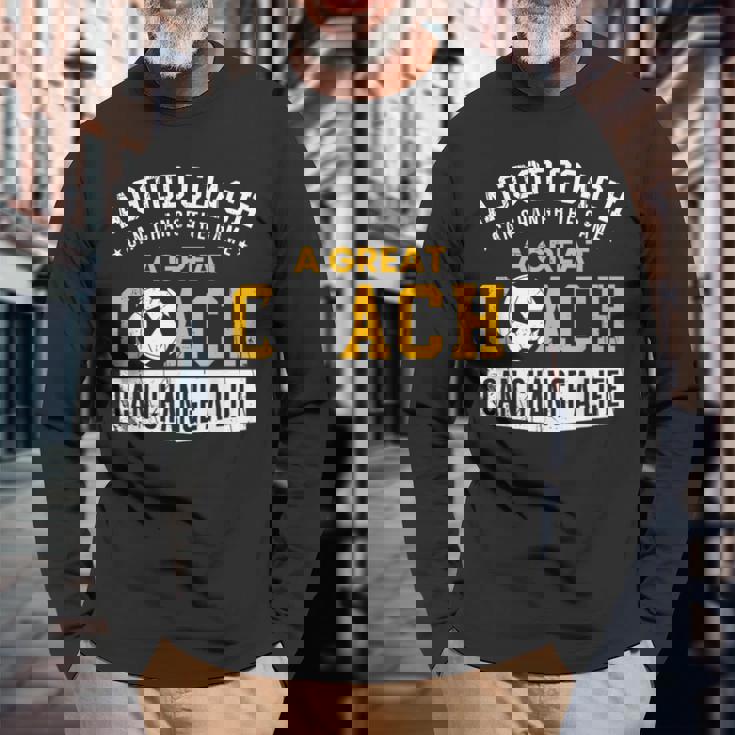 サッカーコーチ ギフト 感謝チーム プレイヤー ラブスポーツチーム 長袖Tシャツ 高齢者への贈り物