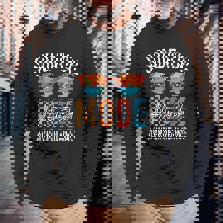 サバティカルモード 有効 ギャップ 年間 休暇 サバティカル 長袖tシャツ 長袖Tシャツ 高齢者への贈り物