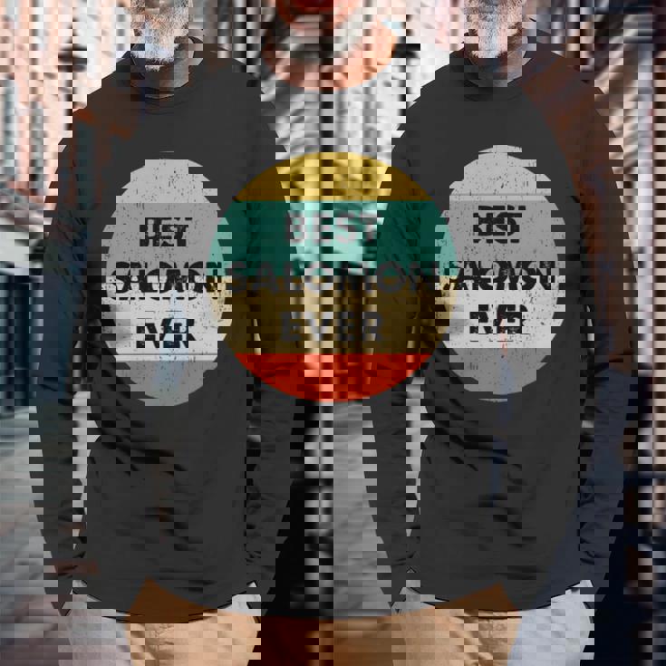 サロモン名 長袖tシャツ 長袖Tシャツ 高齢者への贈り物