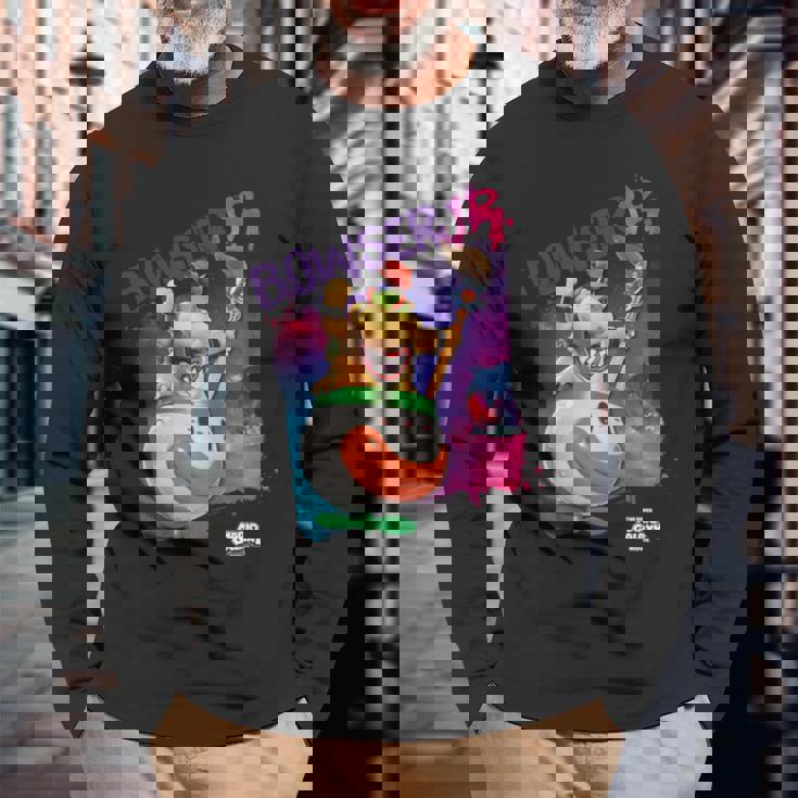 ザ・スーパーマリオギャラクシー・ムービー Bowser Jr Takes Over 長袖tシャツ 長袖Tシャツ 高齢者への贈り物