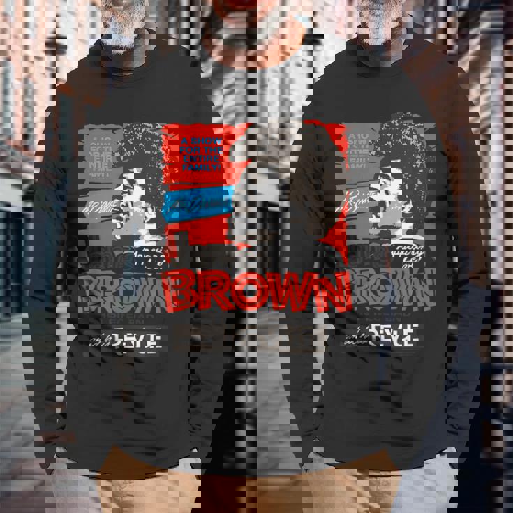 ジェームズ・ブラウン&ヒズ・レヴュー 長袖Tシャツ 高齢者への贈り物