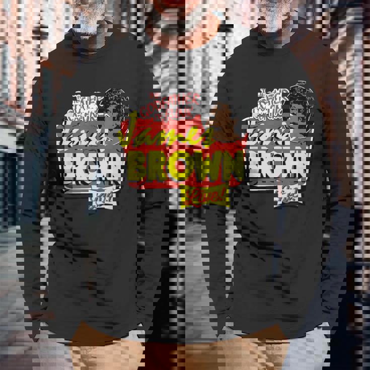 ジェームズ・ブラウン ファンクのゴッドファーザー ライヴ 長袖Tシャツ 高齢者への贈り物