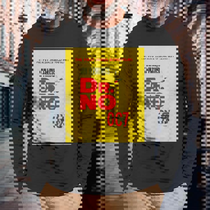 ジェームズ・ボンド 007 ドクター・ノー 長袖Tシャツ 高齢者への贈り物