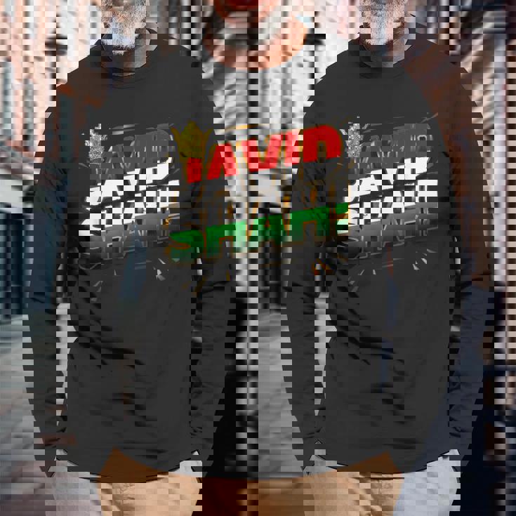 ジャヴィッド・シャー・ペルシャ・イラン王パフラヴィー 長袖Tシャツ 高齢者への贈り物