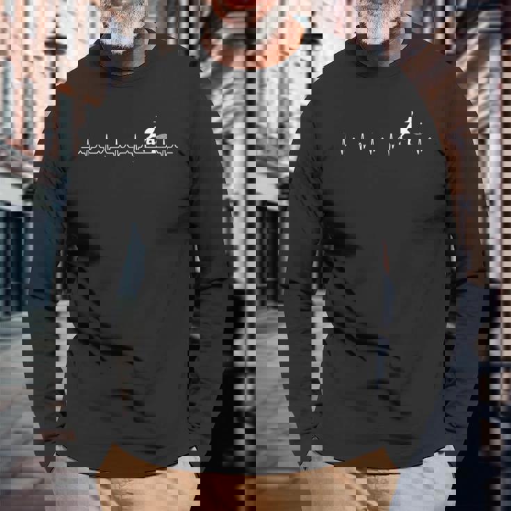 スクワッシュのためのハートビート スカッシュの服スカッシュ 長袖Tシャツ 高齢者への贈り物