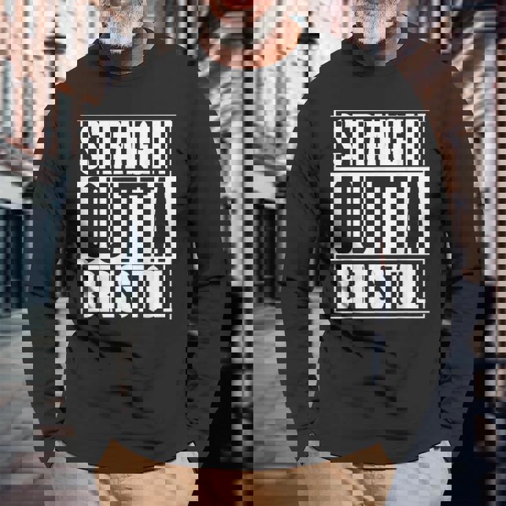 ストレイト・アウタ・ブリストル 長袖Tシャツ 高齢者への贈り物