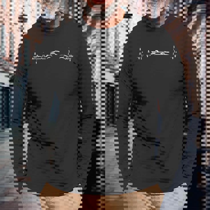 スポーツカー愛好家 ハートビート エキゾチック スー レーシング愛好家 長袖Tシャツ 高齢者への贈り物