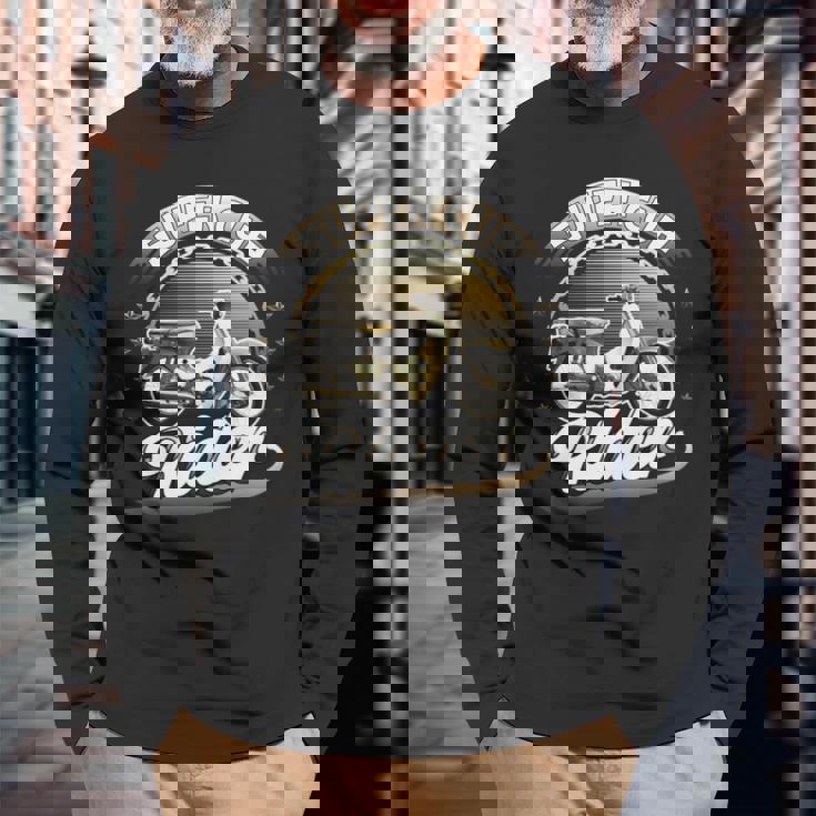 スーパーカブライダー C100 原付バイク レトロジャパン 長袖tシャツ 長袖Tシャツ 高齢者への贈り物