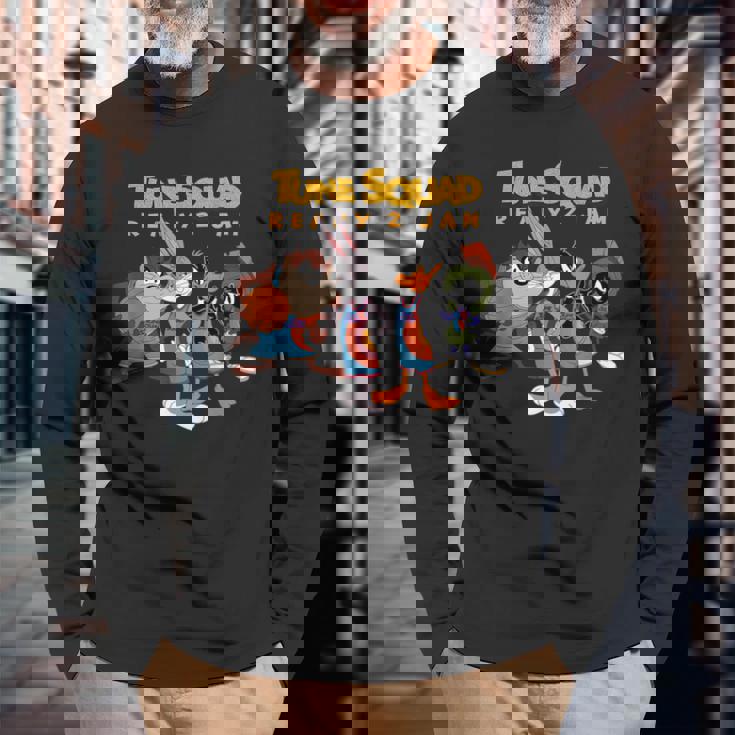 チューン・スクワッド・レディー 2 ジャム 長袖Tシャツ 高齢者への贈り物