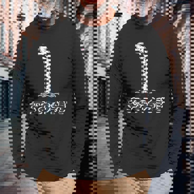 チンアナゴ【どうぶつフレンズ】水族館の生き物 かわいい 面白 動物 長袖Tシャツ 高齢者への贈り物