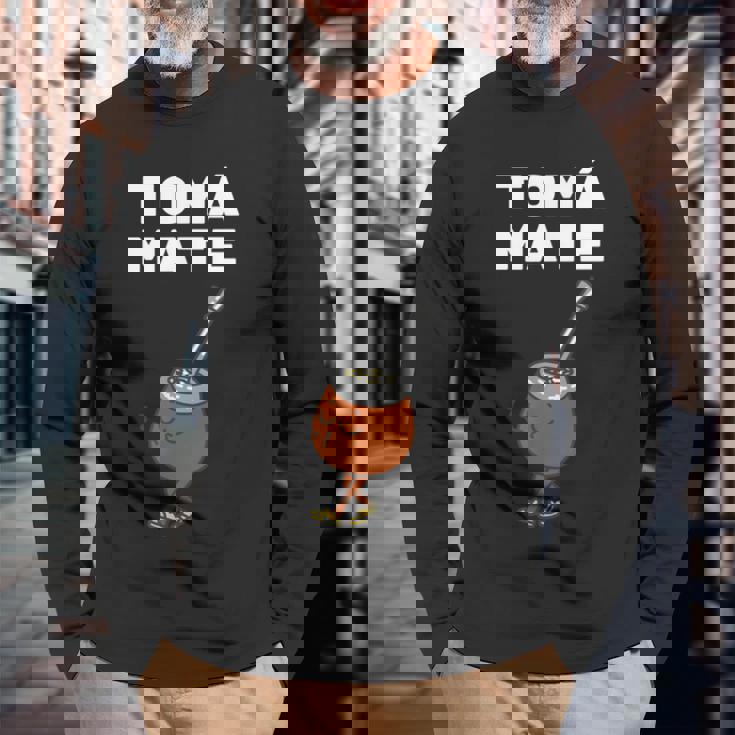 トマ イエルバ メイト アルゼンチン ウルグアイ ティー 長袖Tシャツ 高齢者への贈り物