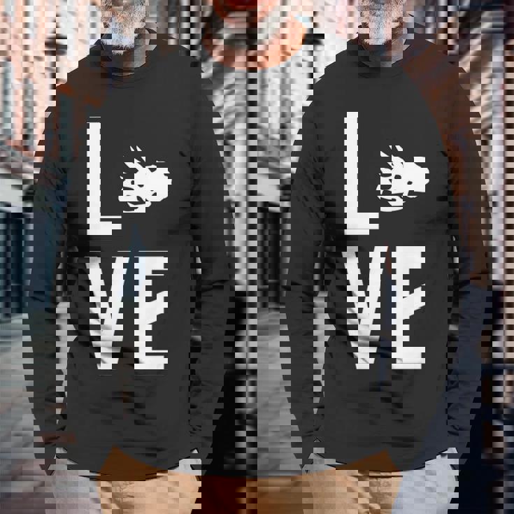 トリケラトプス好き、恐竜好き、古生物学者 長袖tシャツ 長袖Tシャツ 高齢者への贈り物