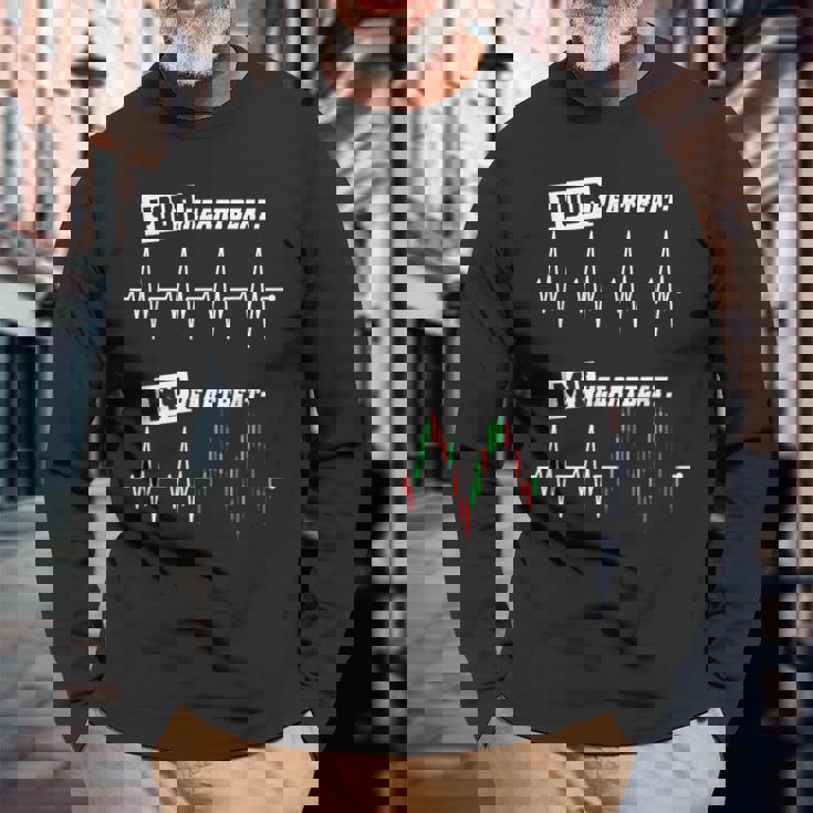 トレーダー ハートビート マイハートビート 株 株式市場 Fx取引 長袖Tシャツ 高齢者への贈り物