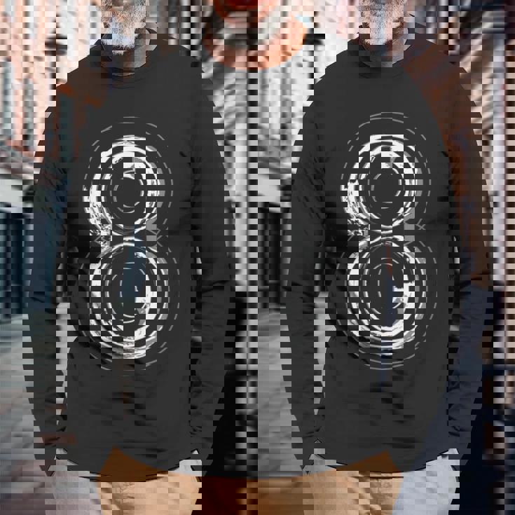 ナンバーエイト 8 長袖Tシャツ 高齢者への贈り物