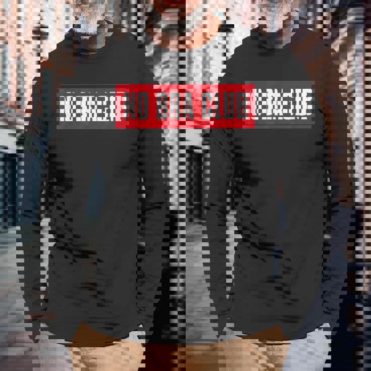 ノーブラクラブ 長袖Tシャツ 高齢者への贈り物