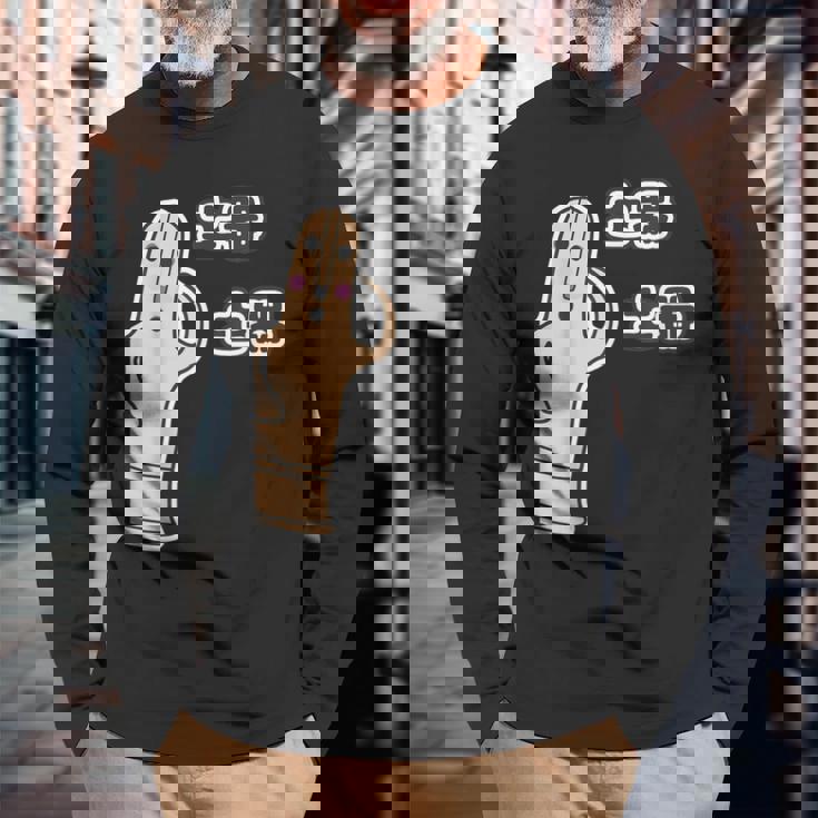 ハニワ 踊る埴輪『土器土器 ドキドキ』【ゆるフレンズ】キャラクター かわいい 面白い 長袖Tシャツ 高齢者への贈り物